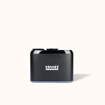 Aromatunnel 100ml Bluetooth Dual-Core Essential Oil Diffuser, 4000mAh Battery-Powered Nebulizing Diffuser for Office & Travel